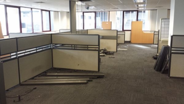 dismantled desks
