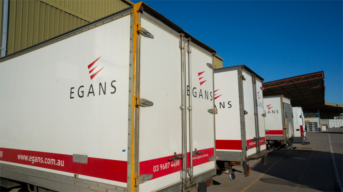 Egans moving trucks