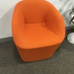 Green Moroso office lounge chair