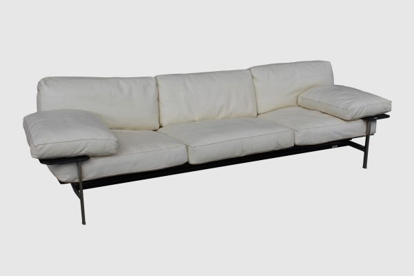 B&B Italia Diesis Leather Sofa by Antonio Citterio