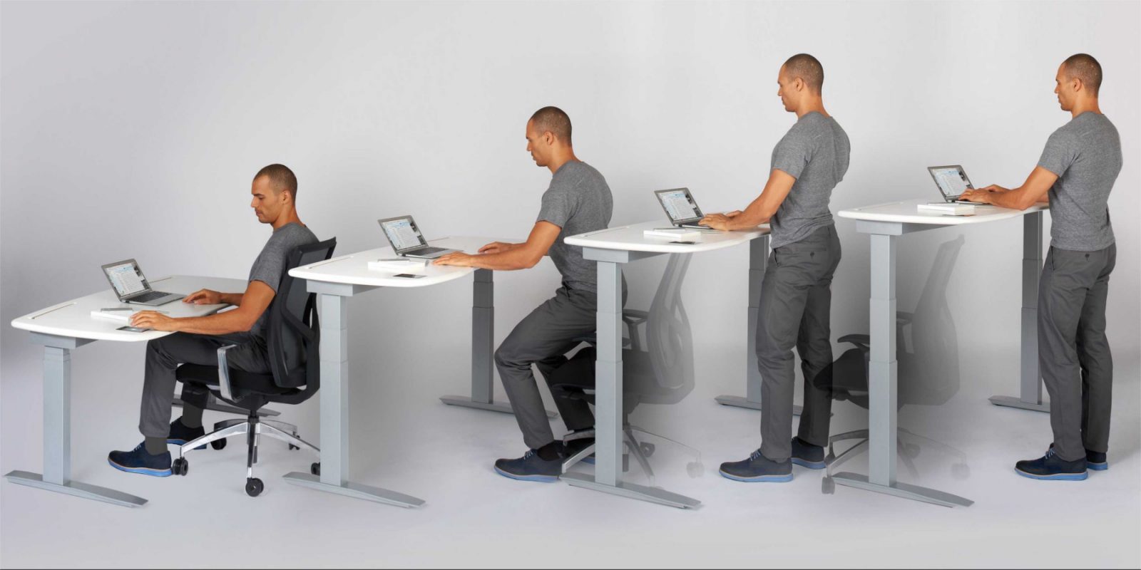 Sit stand workstations