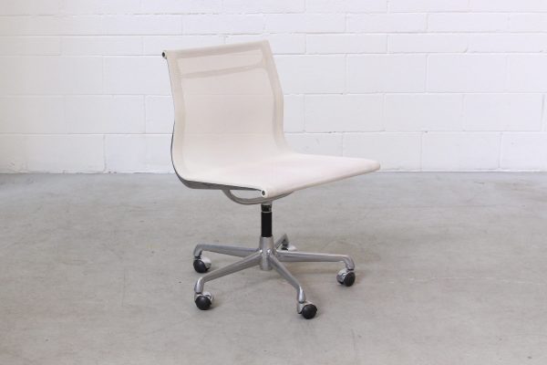 Eames Aluminium Side Chair White Mesh ICF1